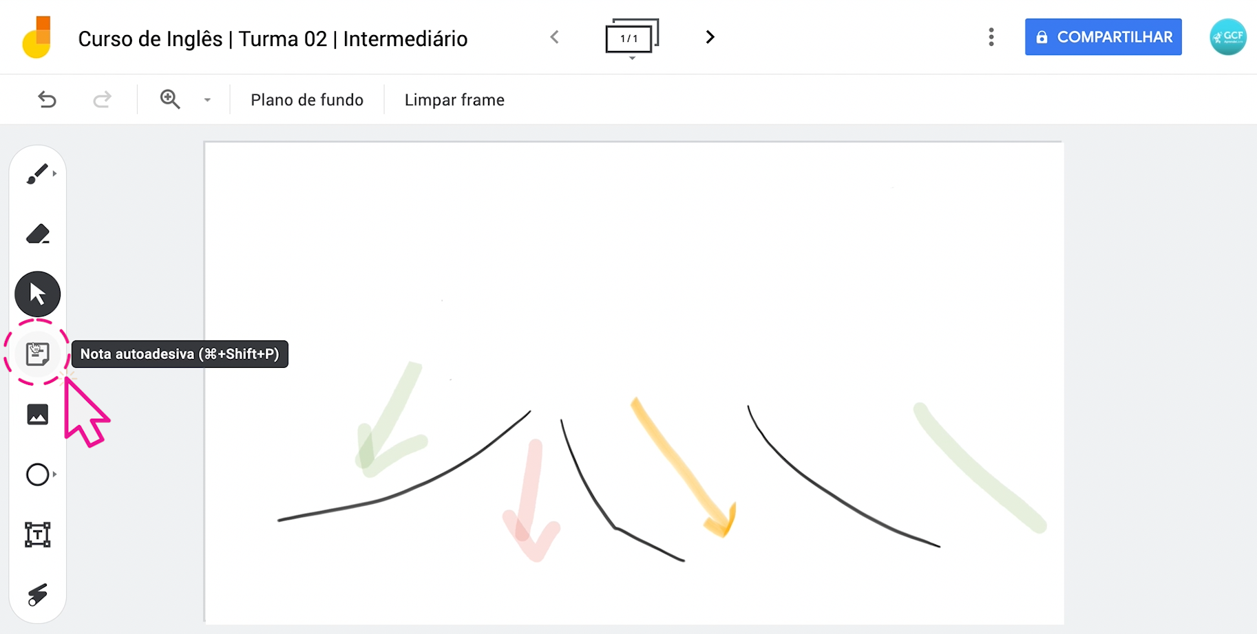 Como usar o Jamboard, o quadro do Google 10